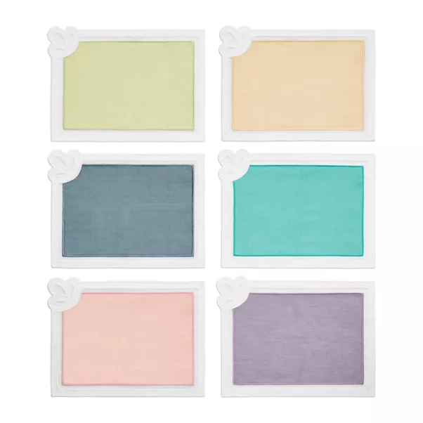 Cocktail Napkins Set of Six, in Linen