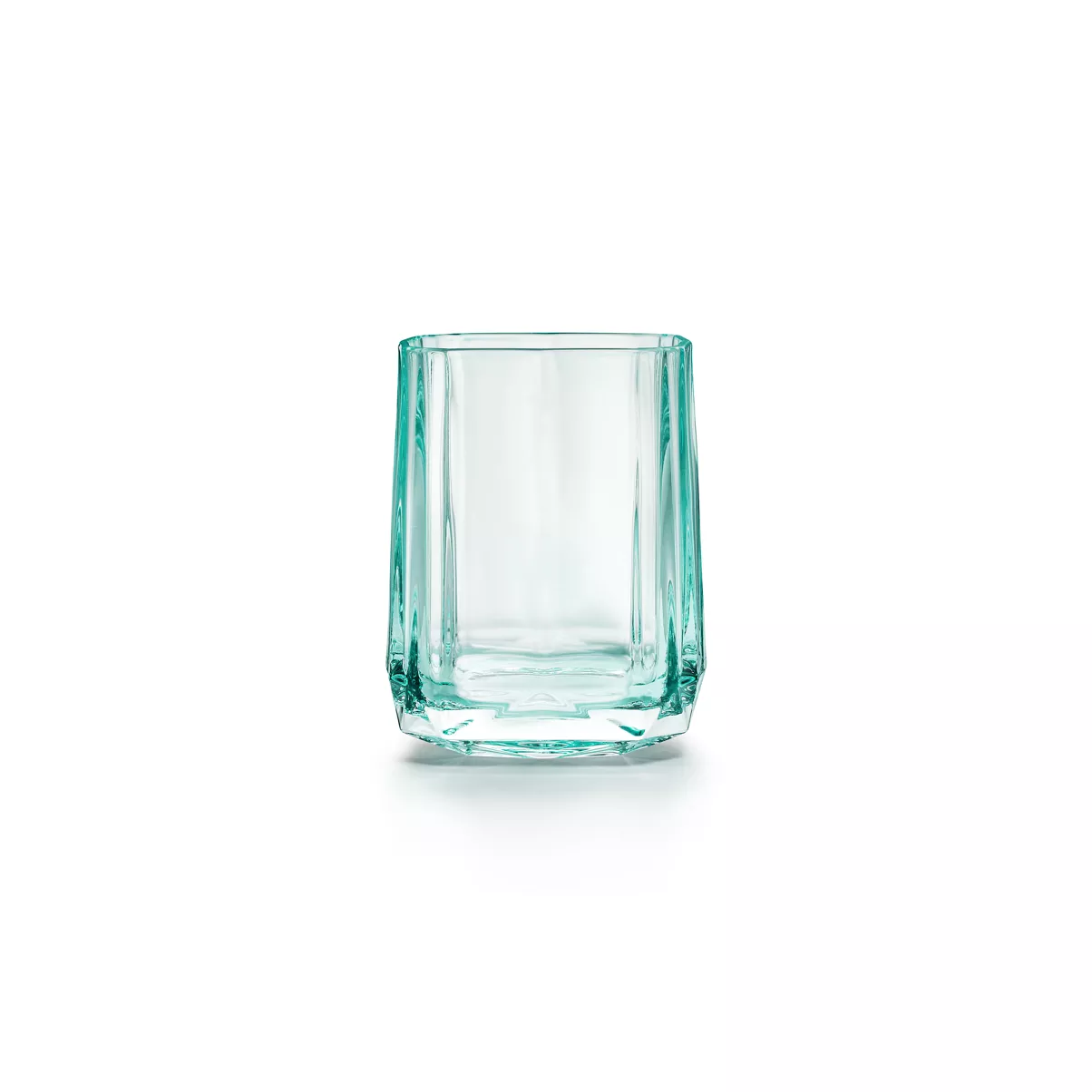 Double Old-fashioned Glass in Tiffany Blue&reg; Crystal Glass