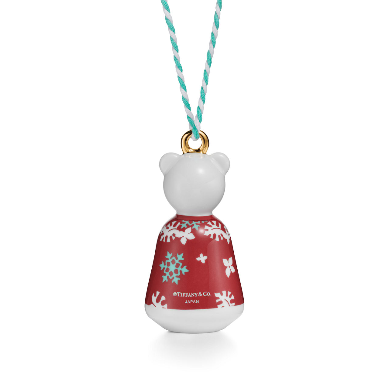 Tiffany Home Essentials:Hawaiian Polar Bear Ornament in Multicoloured Bone China image number 3