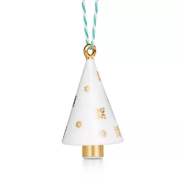 Tiffany Home Essentials:Tree Ornament in Multicoloured Bone China, 3