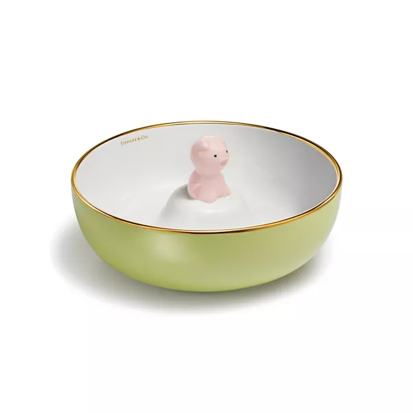 Piggy Soup Bowl in Bone China