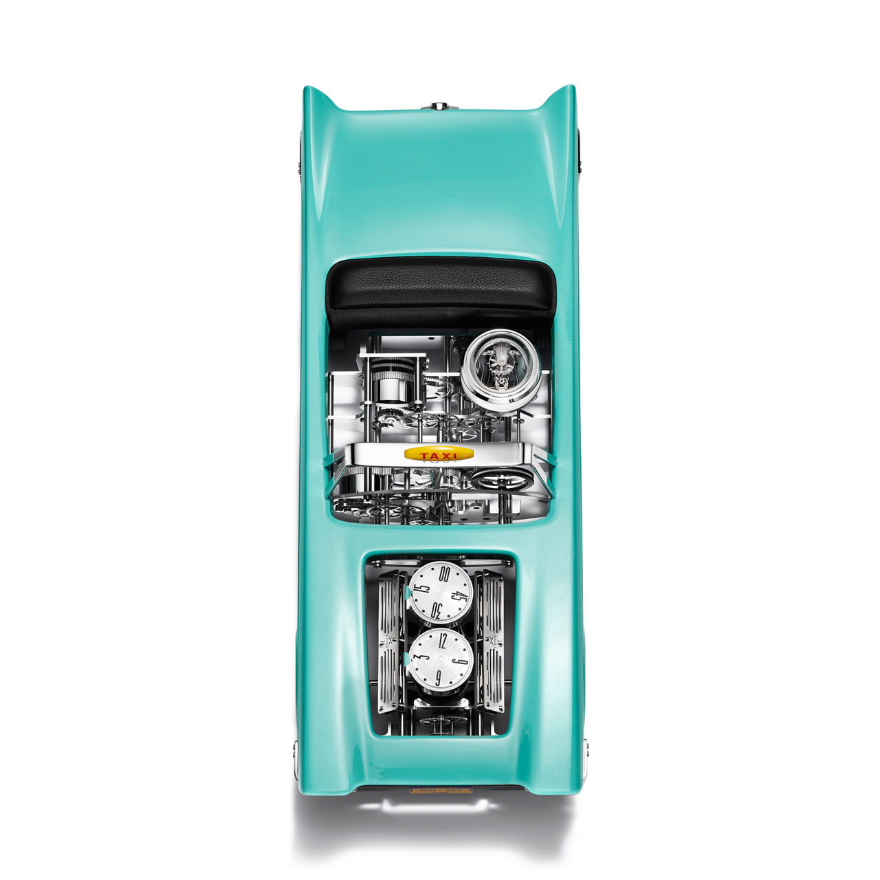 Clock in Aluminum with Tiffany Blue® Paint