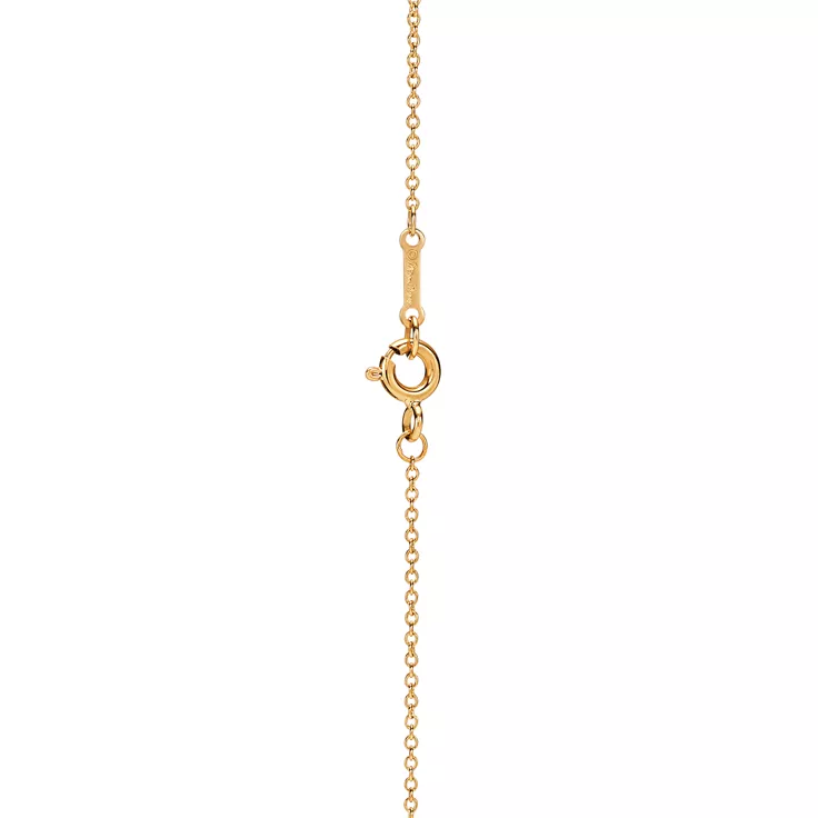 Paloma Picasso®:Olive Leaf Pendant in Yellow Gold with Pearls, 4