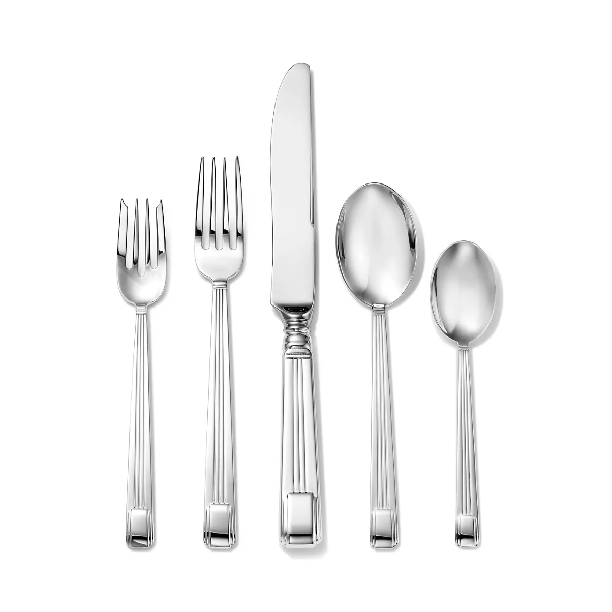 Five-piece Flatware Set in Sterling Silver