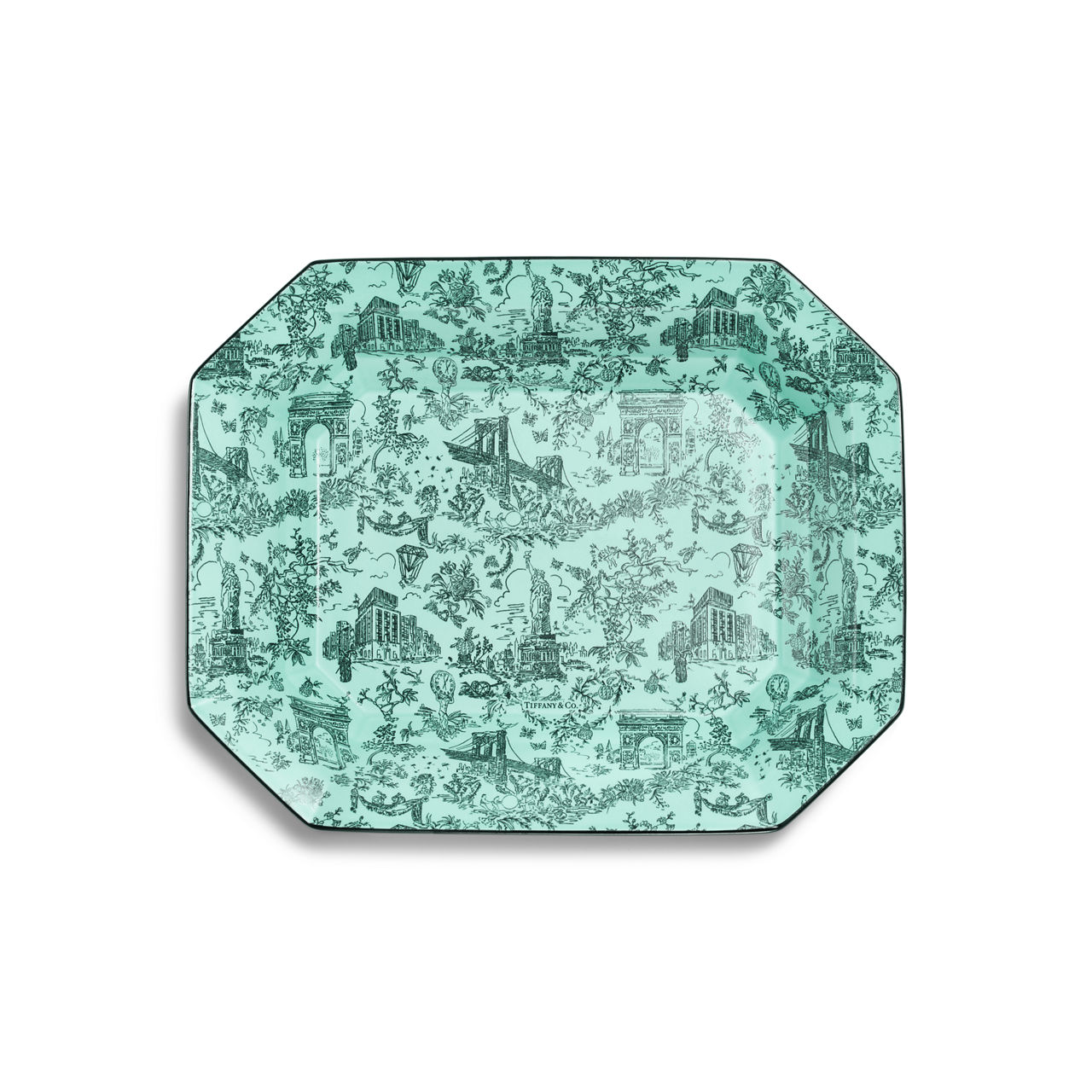 Tiffany Toile:Vide Poche in Tiffany Blue® Bone China image number 0