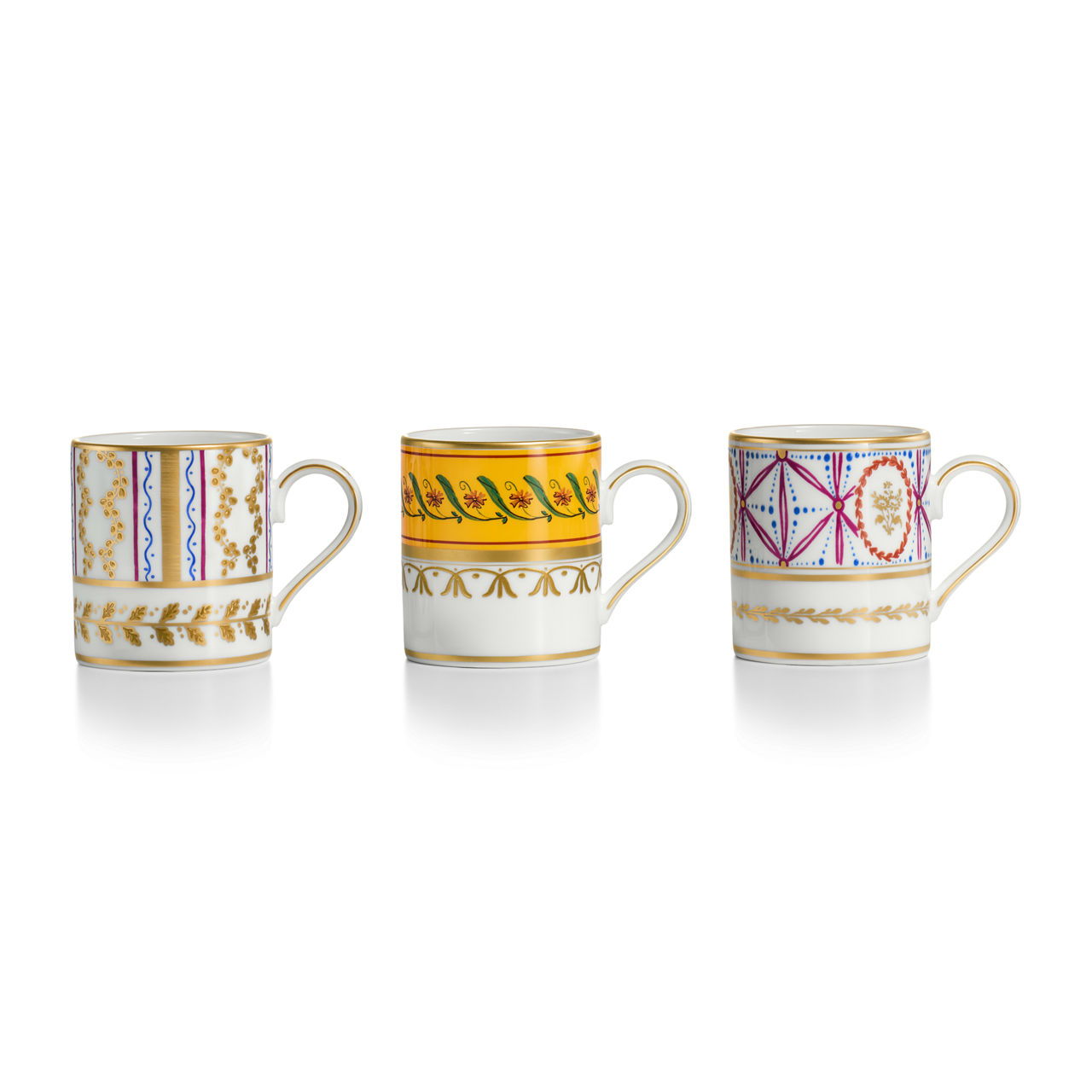 Espresso Cups Set of Six, in Bone China