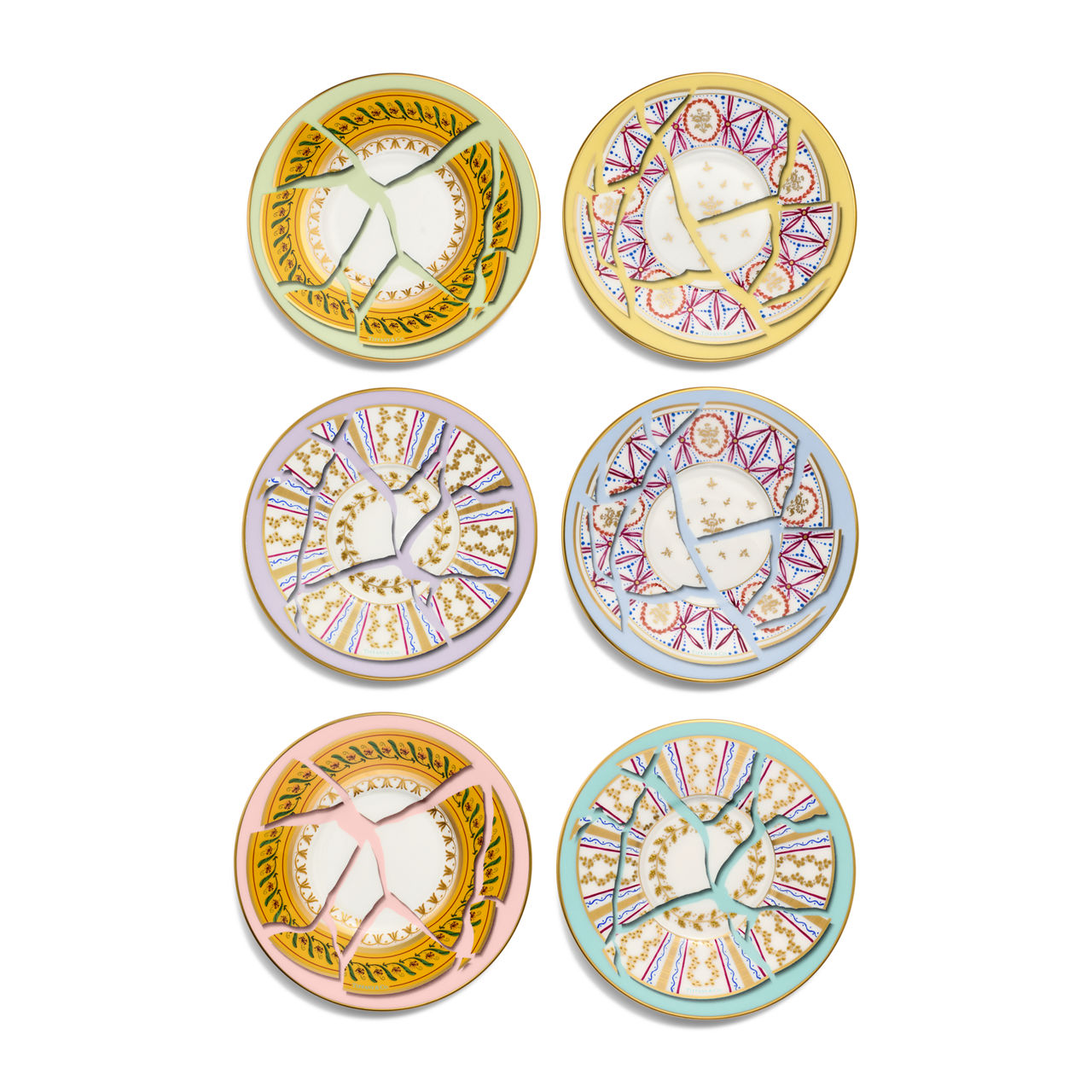 Tiffany & Co. x Fondation César:Espresso Cups Set of Six, in Bone China image number 2