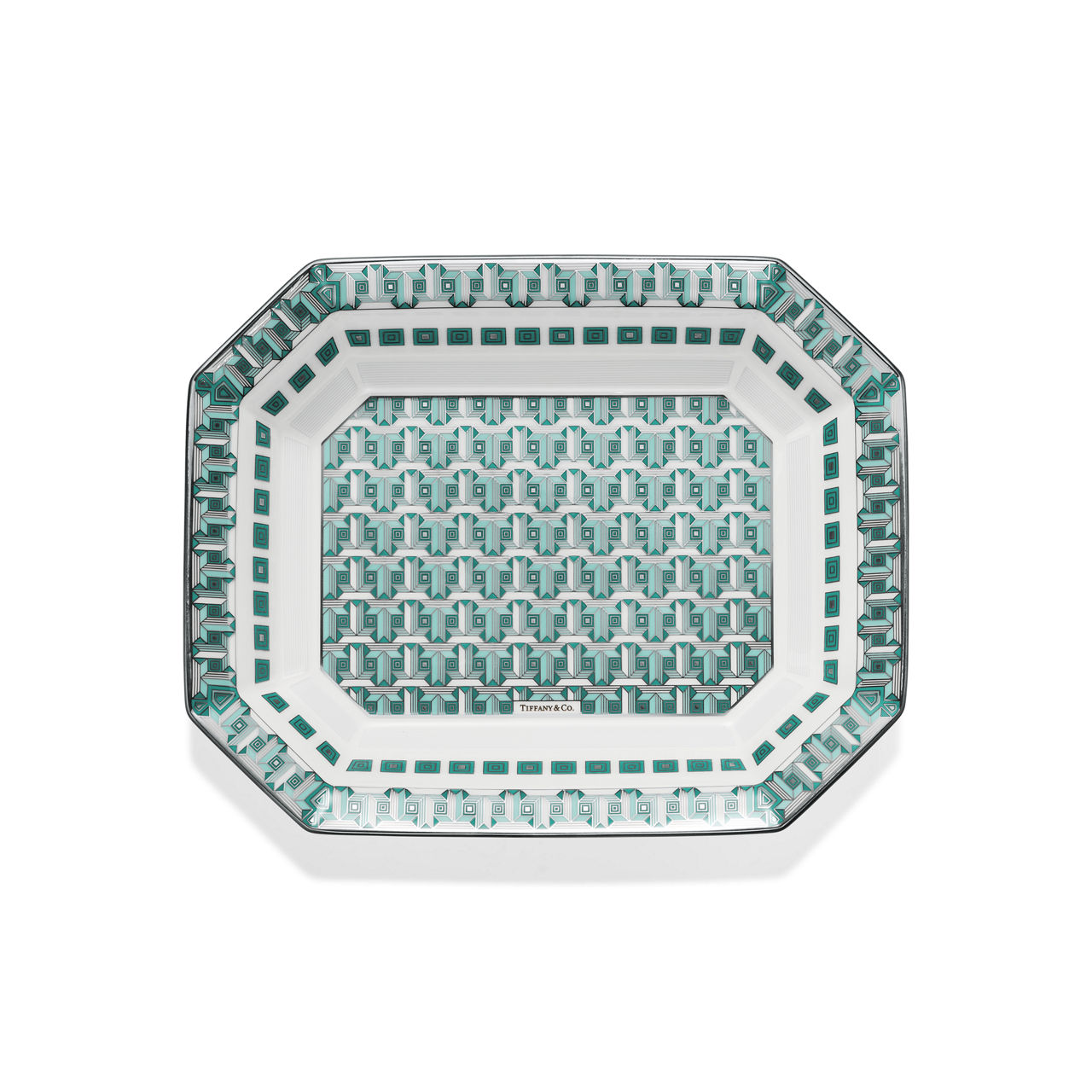 Tiffany T True:Large Vide Poche with a Hand-painted Platinum Rim image number 0