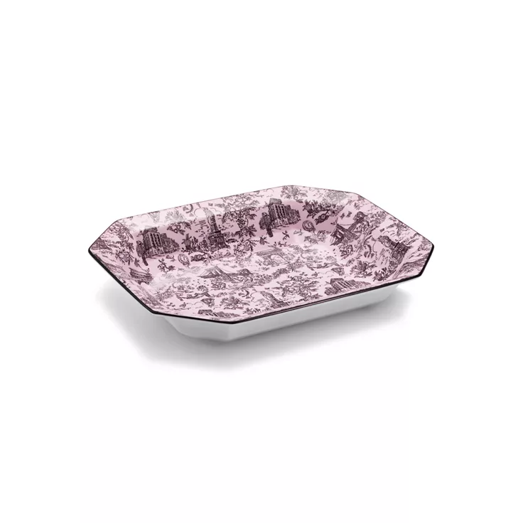 Tiffany Toile:Vide Poche in Morganite Pink Bone China, 1