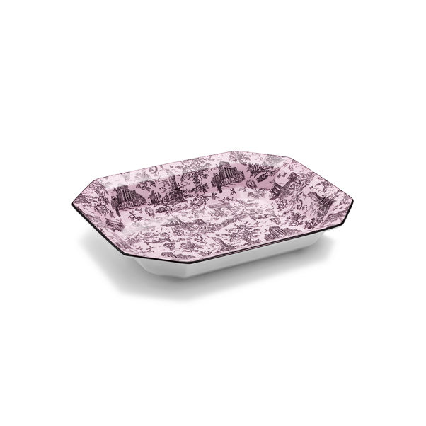 Tiffany Toile:Vaciabolsillos de porcelana color rosa morganita