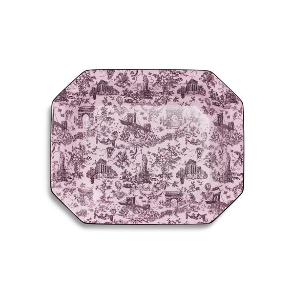 Tiffany Toile:Vaciabolsillos de porcelana color rosa morganita