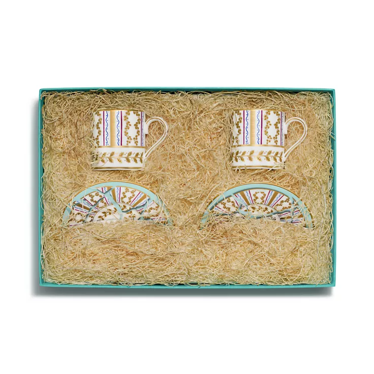 Tiffany & Co. x Fondation César:Espresso Cups Set of Two, in Bone China, 2
