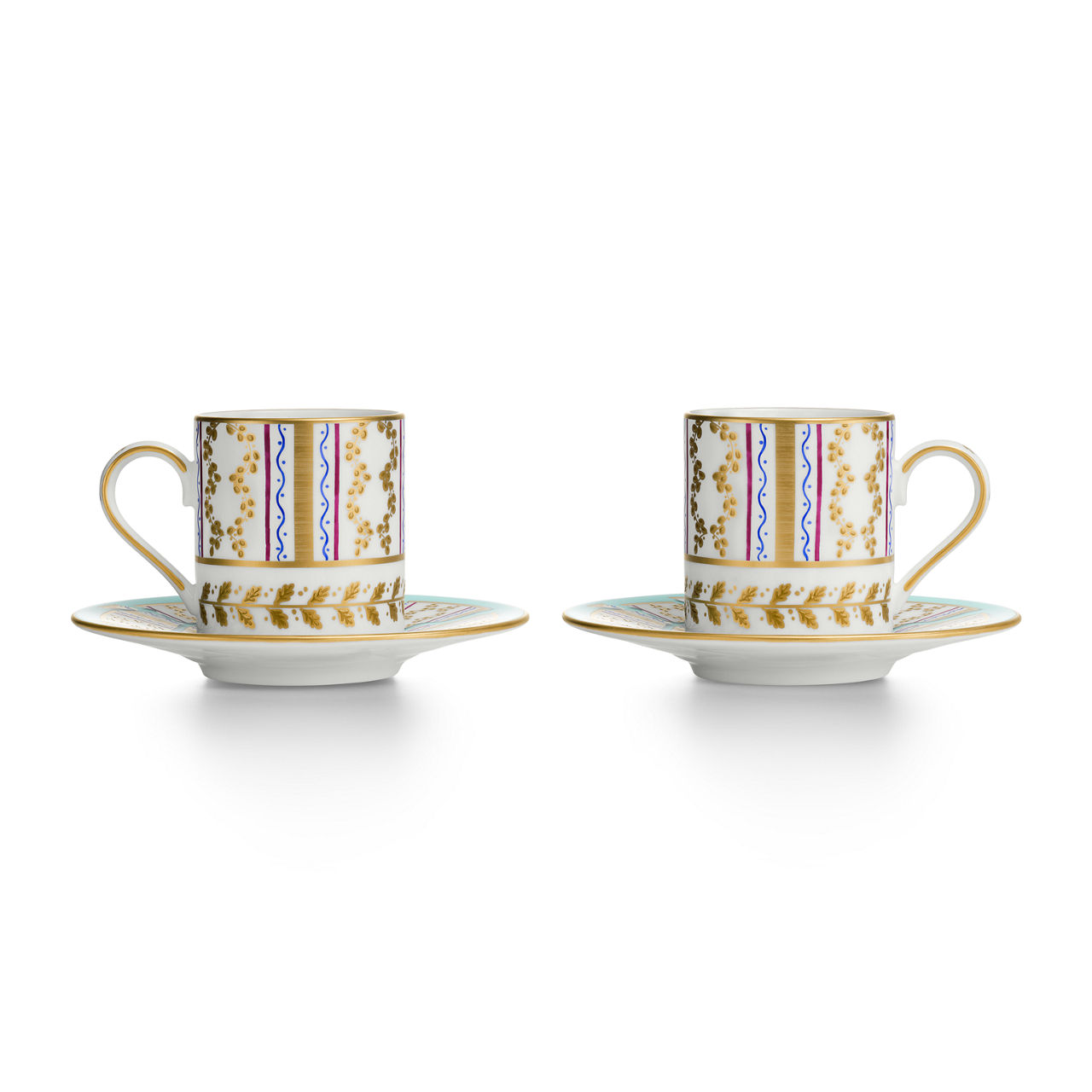 Tiffany & Co. x Fondation César:Espressotassen, 2er-Set aus Porzellan Bildnummer 0