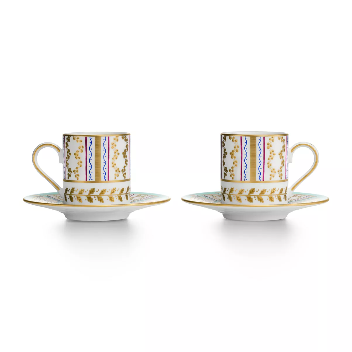 Espressotassen, 2er-Set aus Porzellan