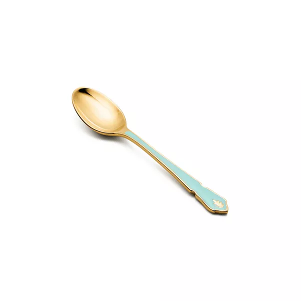 Coffee Spoon in Gold-plated Brass