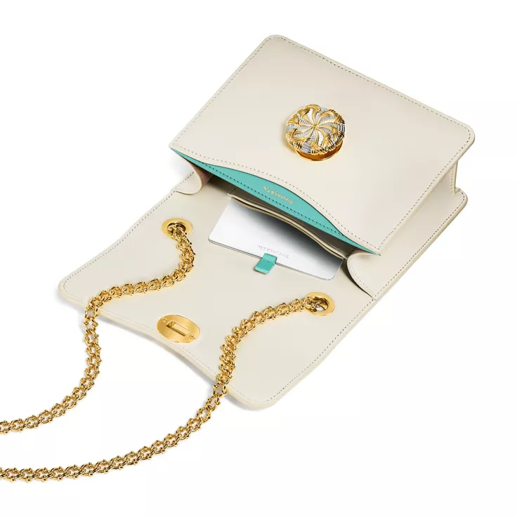 Tiffany & Co. Schlumberger®:Small Ribbons Shoulder Bag in White Leather, 1