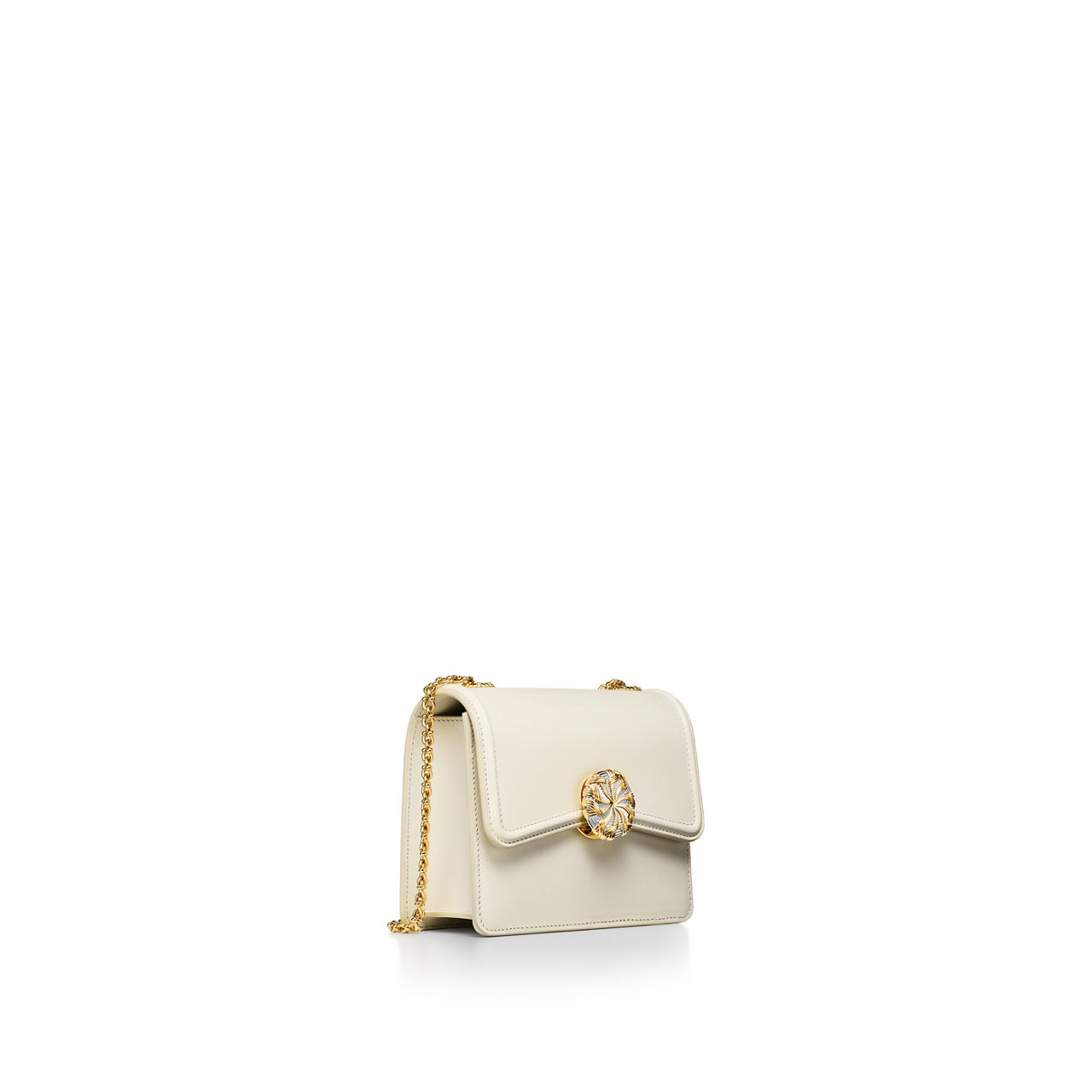Tiffany & Co. Schlumberger®:Small Ribbons Shoulder Bag in White Leather image number 2