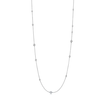Elsa Peretti&reg;:Diamonds by the Yard&reg; Sprinkle Necklace in Platinum, 2