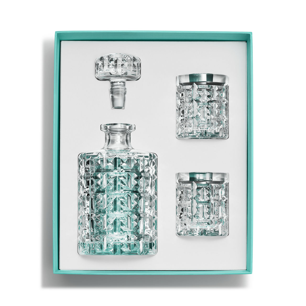 Set di accessori da bar True in cristallo