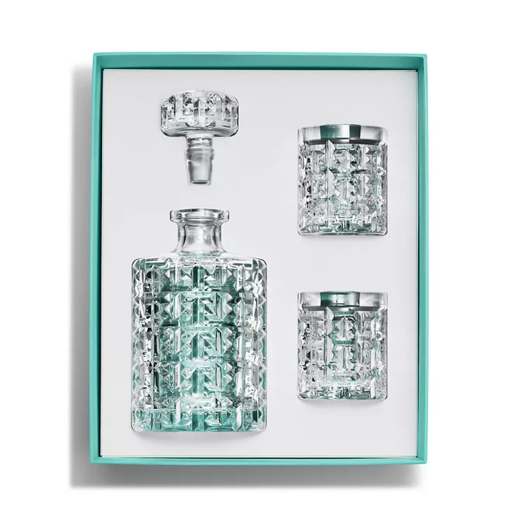 Tiffany T:True Barware Set in Crystal Glass, 1