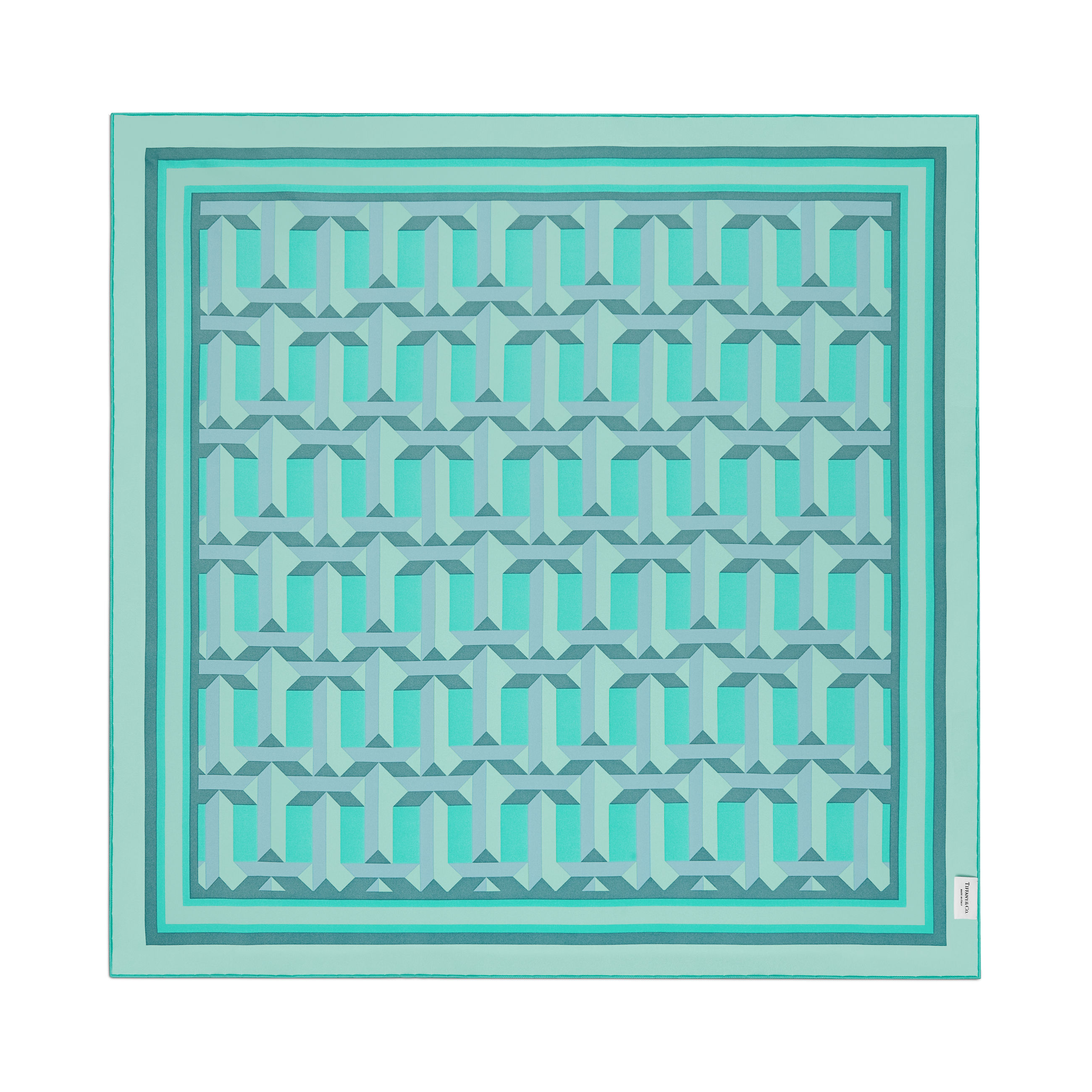 티파니 T:트루 스퀘어 스카프, 티파니 블루 실크 | Tiffany & Co. 티파니앤코 티파니 T:트루 스퀘어 스카프, 티파니 블루 실크 실크... 