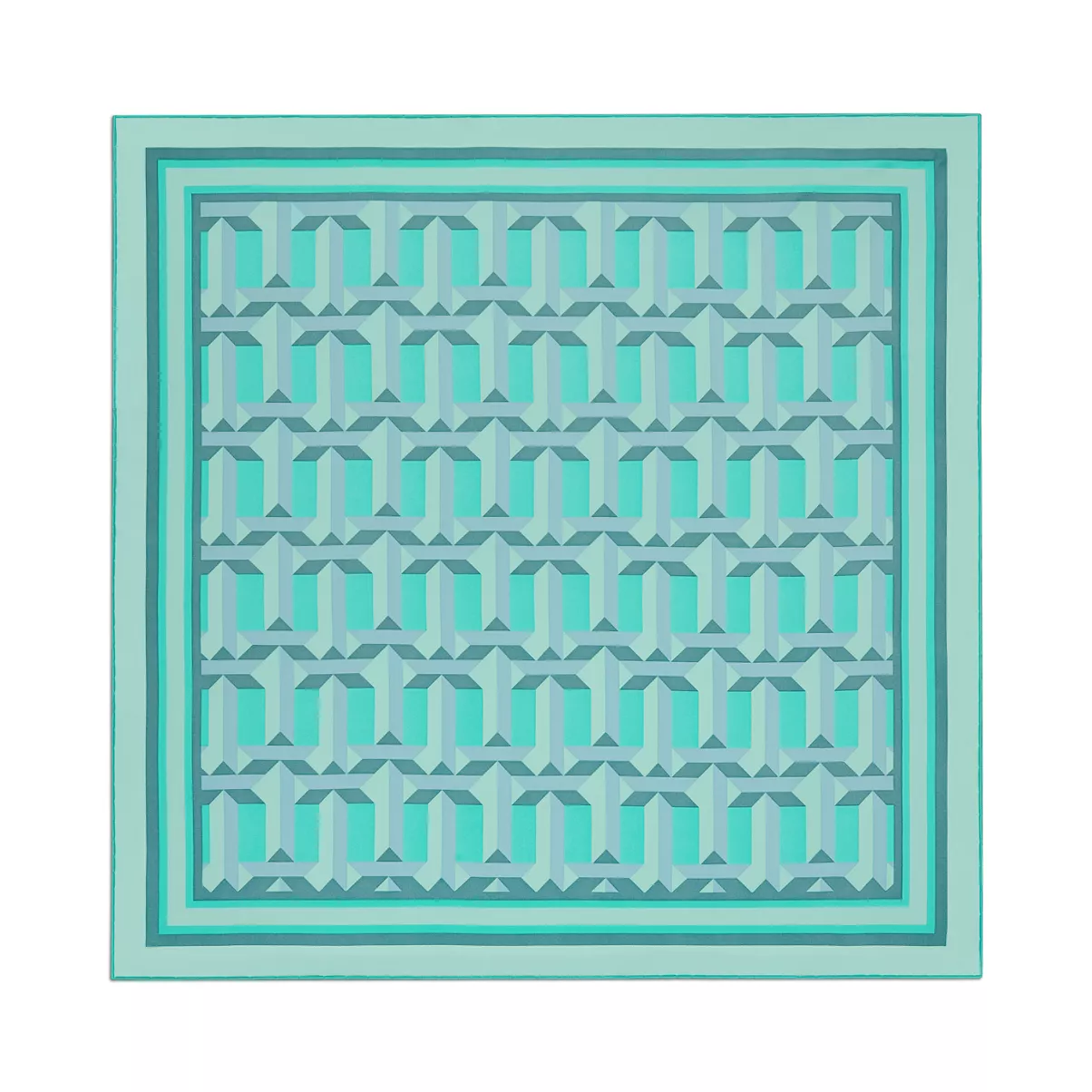 True Square Scarf in Tiffany Blue&reg; Silk