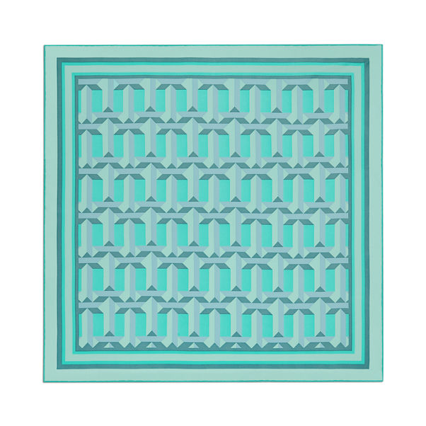 Tiffany T:True quadratischer Schal aus Seide in Tiffany Blue®