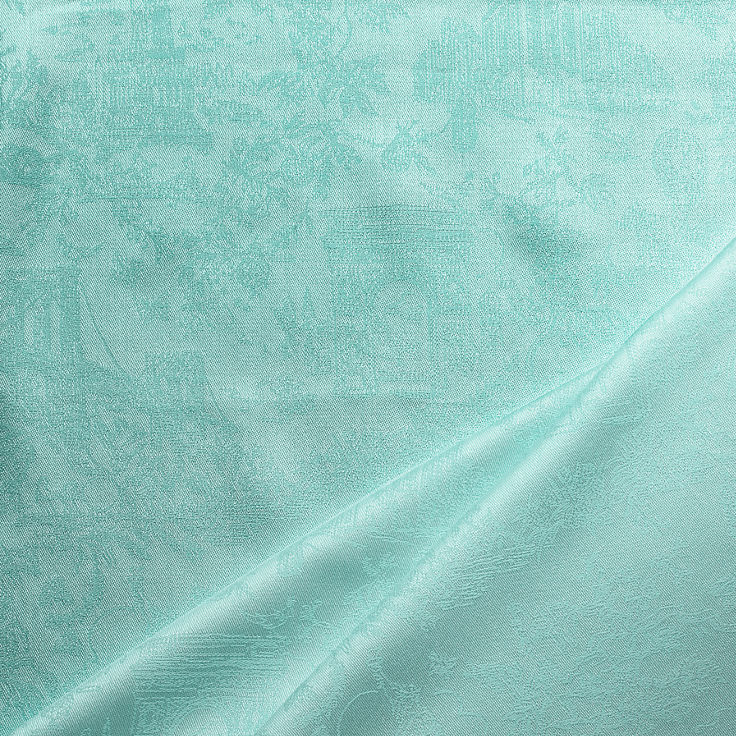 Tiffany Toile:Stole in Tiffany Blue® Silk and Wool image number 2