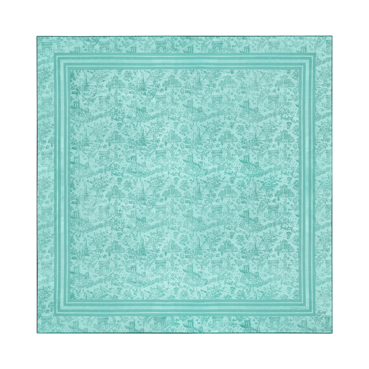 Stole in Tiffany Blue® Silk and Wool