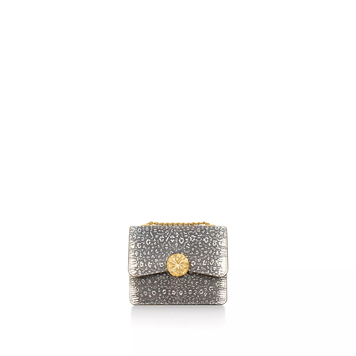 Small Ribbons Shoulder Bag in Lizard Leather