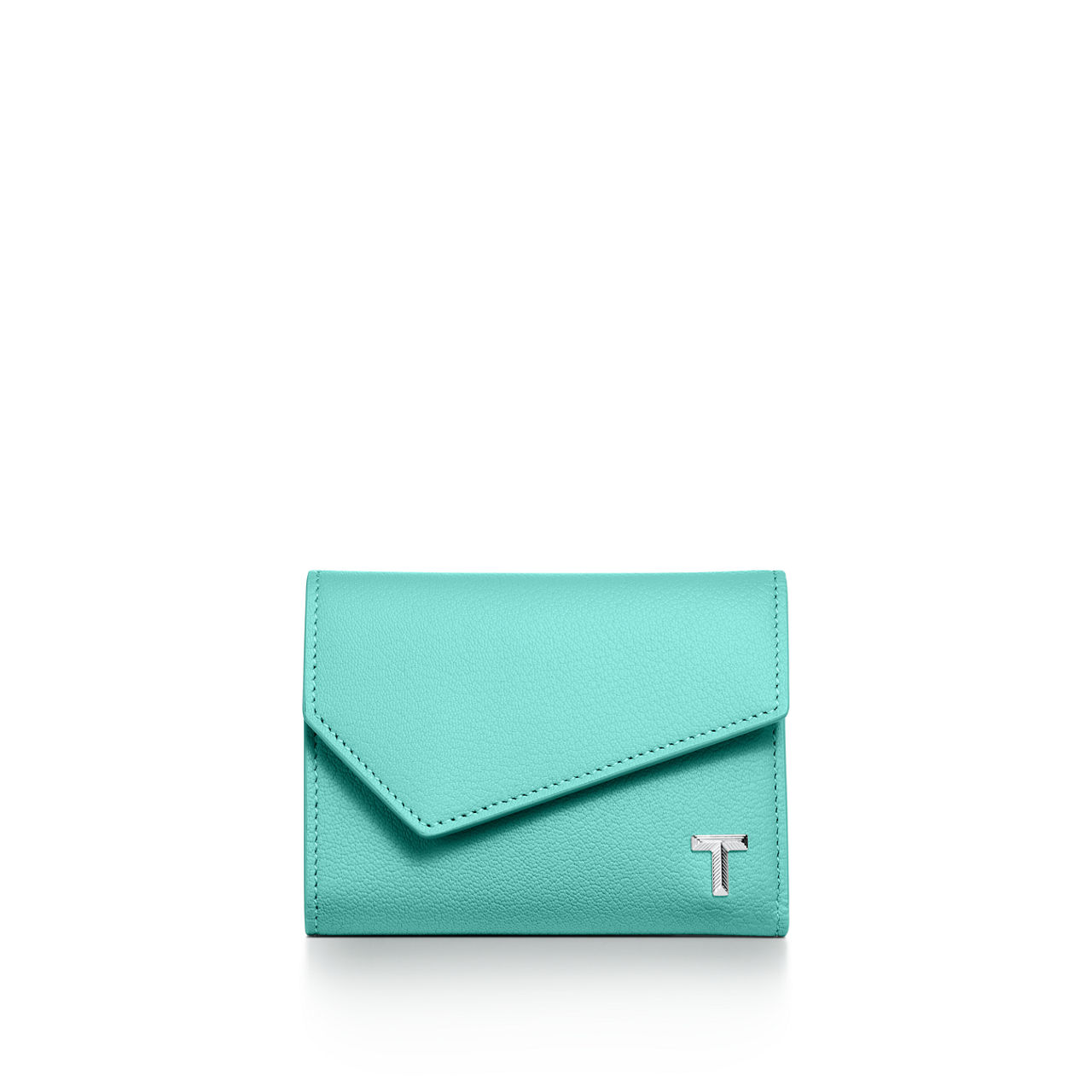 Collezione T by Tiffany:Portafoglio piccolo in pelle Tiffany Blue® numero immagine 0