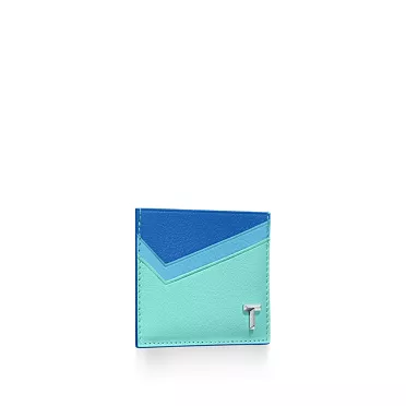 Tiffany T:Card Case in Tiffany Blue&reg; Leather, 2