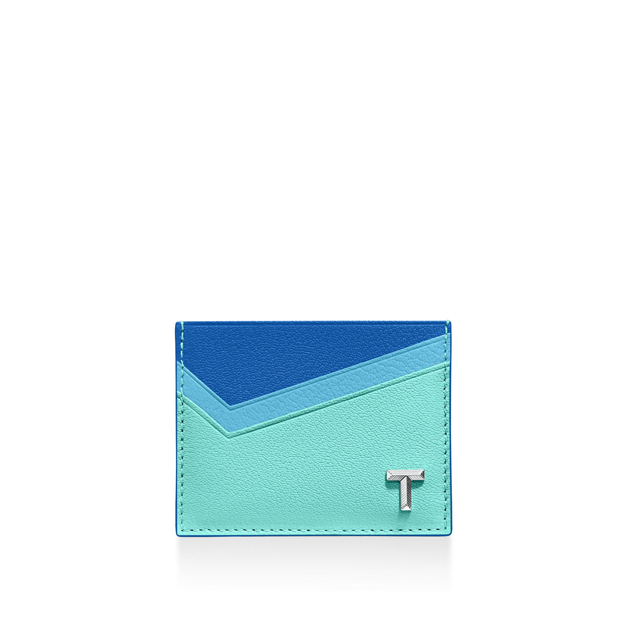 Collezione T by Tiffany:Portacarte in pelle Tiffany Blue® numero immagine 0