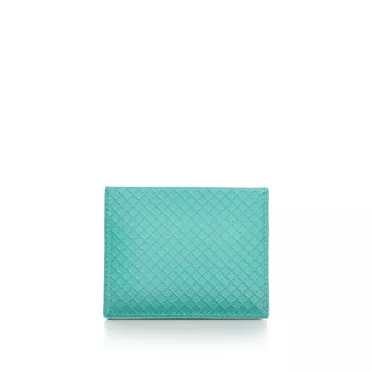 Tiffany T:Square Card Case in Tiffany Blue Leather, 3