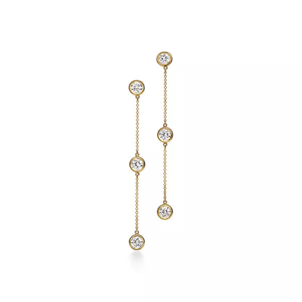  Diamonds by the Yard&reg; Drop Earrings in Yellow Gold