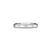 Tiffany Together:Milgrain Band Ring in Platinum with a Diamond, 3 mm Wide image number 0