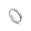 Tiffany Together:Milgrain-Ehering in Platin mit Diamant, 4&nbsp;mm breit Bildnummer 2