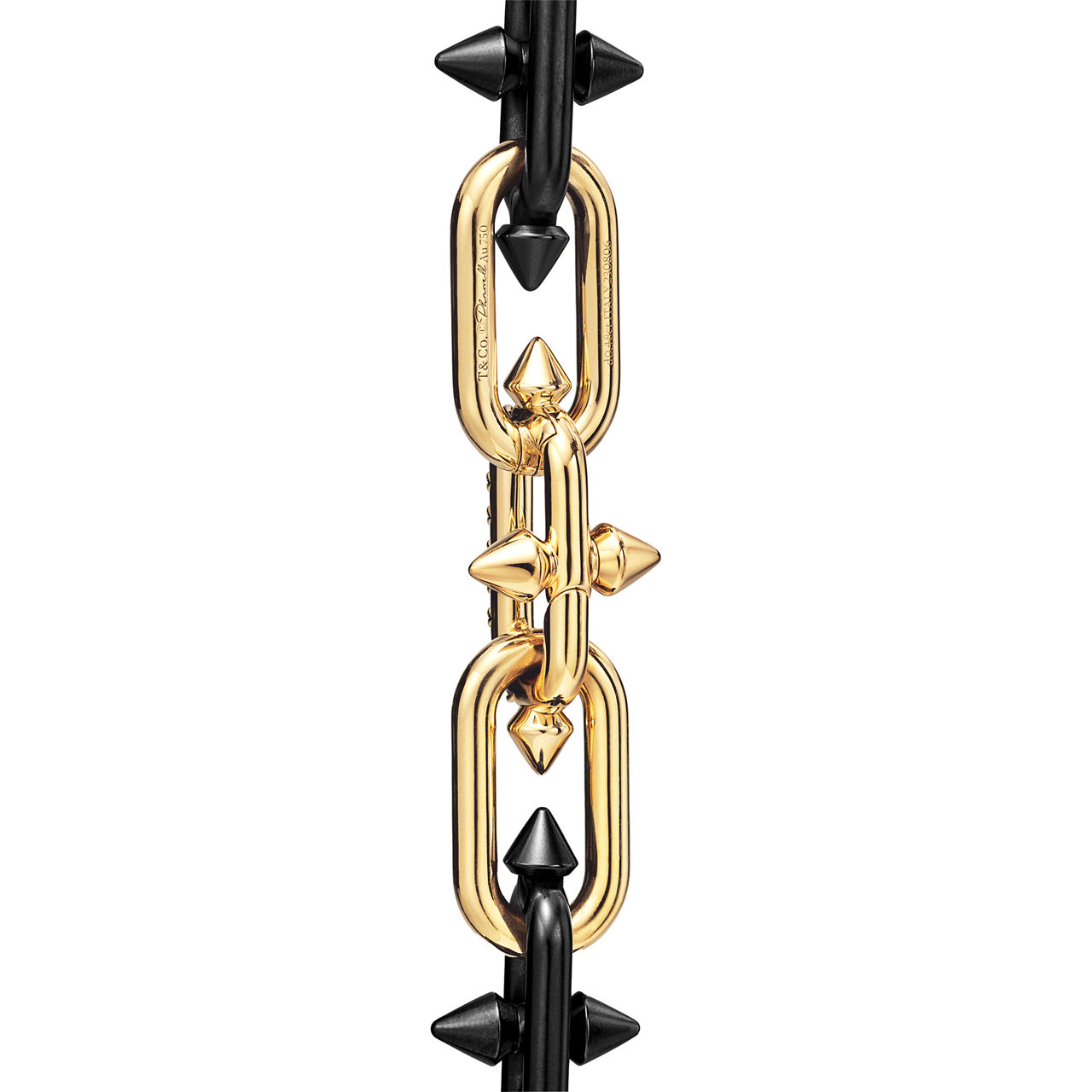 Collezione Tiffany Titan by Pharrell Williams:Collana in titanio, oro e diamanti numero immagine 6