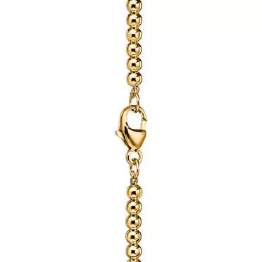 Return to Tiffany&trade;:Mini Heart Tag Bead Bracelet in Yellow Gold, 3