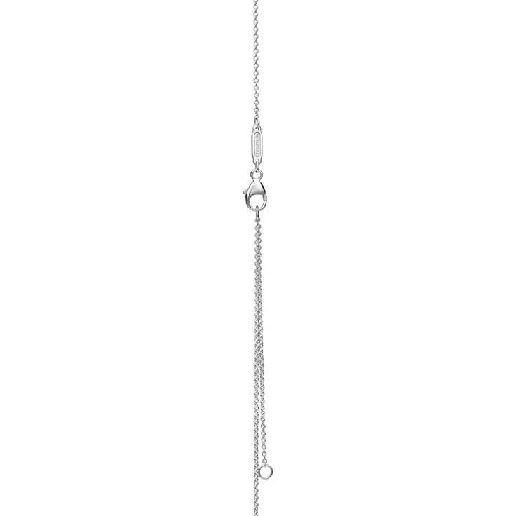 Return to Tiffany®:Mini Heart Tag Pendant in Sterling Silver with a Diamond, 5