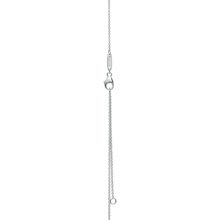 Return to Tiffany™:Mini-Herzanhänger in Sterlingsilber mit einem Diamanten Bildnummer 5