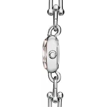 Tiffany HardWear:Watch in Sterling Silver and Diamonds with Pink Mother-of-pearl, 2