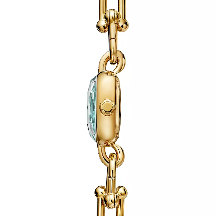 Tiffany HardWear:Watch in Yellow Gold with Diamonds, 4