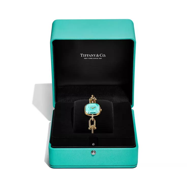 Tiffany HardWear:Watch in Yellow Gold with Diamonds, 5