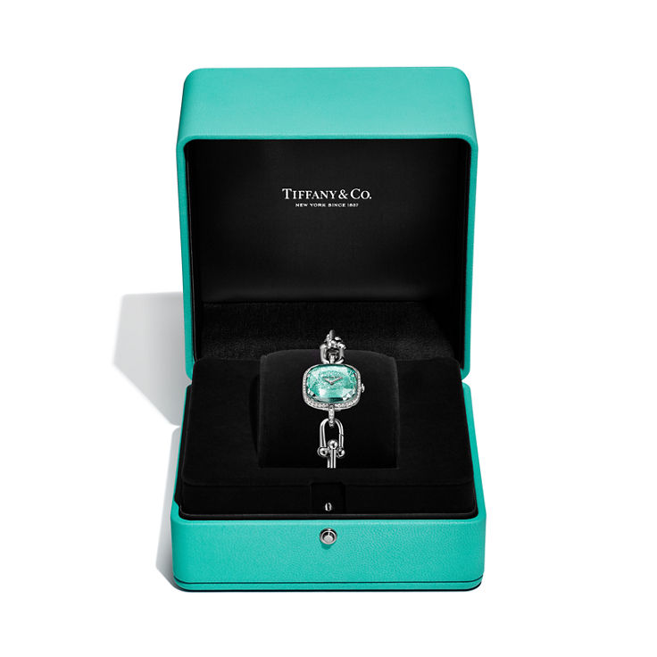Tiffany HardWear:Watch in Sterling Silver and Steel with  a Diamond Bezel image number 4