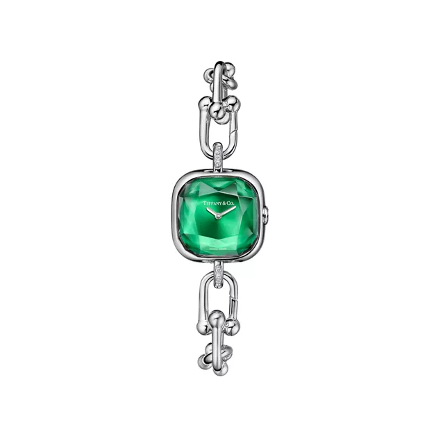 HardWear by Tiffany:Orologio in argento e acciaio con diamanti numero immagine 0