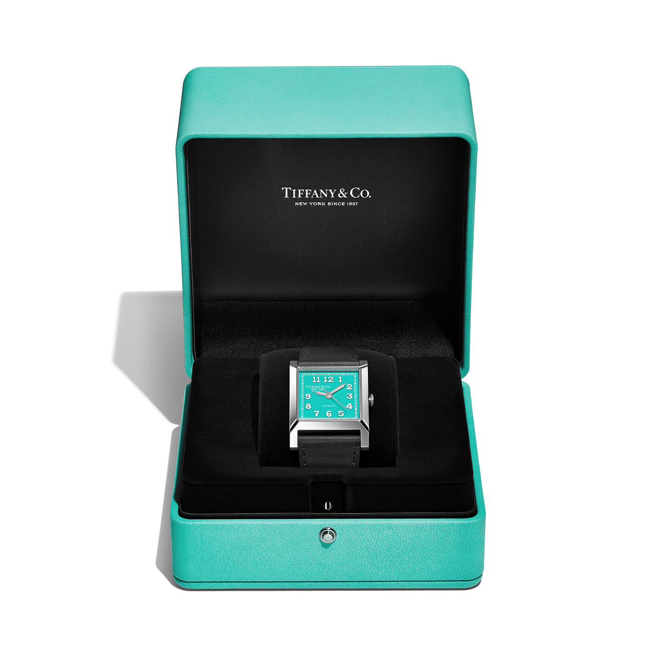 유니언 스퀘어 30mm 워치, 스틸, 티파니 블루 다이얼 | Tiffany & Co. 티파니앤코