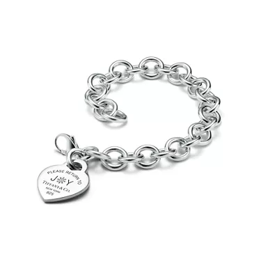 Return to Tiffany&trade;:Joy Heart Tag Bracelet in Sterling Silver, 3