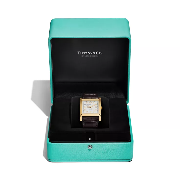 Union Square:30 mm Mechanical Watch in Yellow Gold, 4