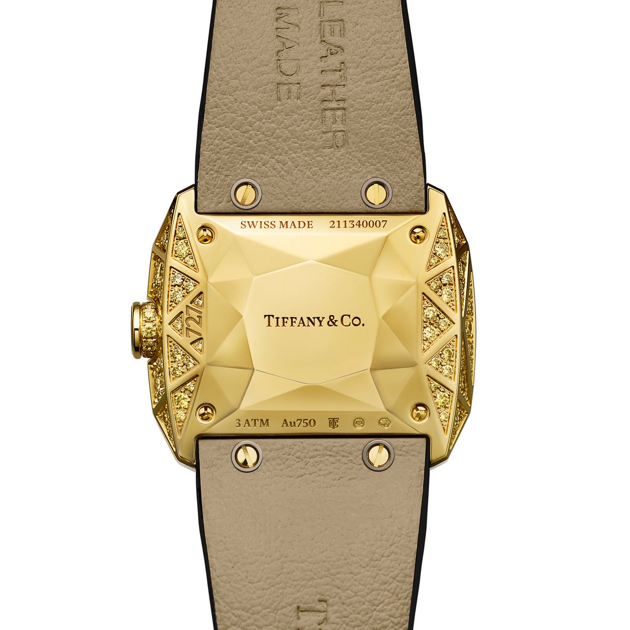 Carat 128 Facet:Watch in Yellow Gold with Yellow Diamonds image number 3